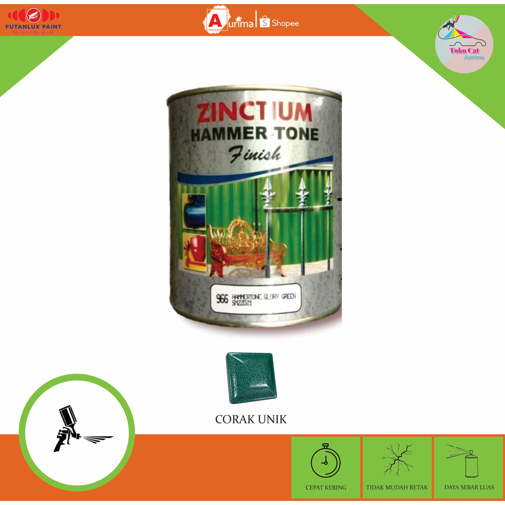 CAT BESI DAN KAYU ZINTIUM HAMMERTON TAHAN PANAS DAN ANTI KARAT