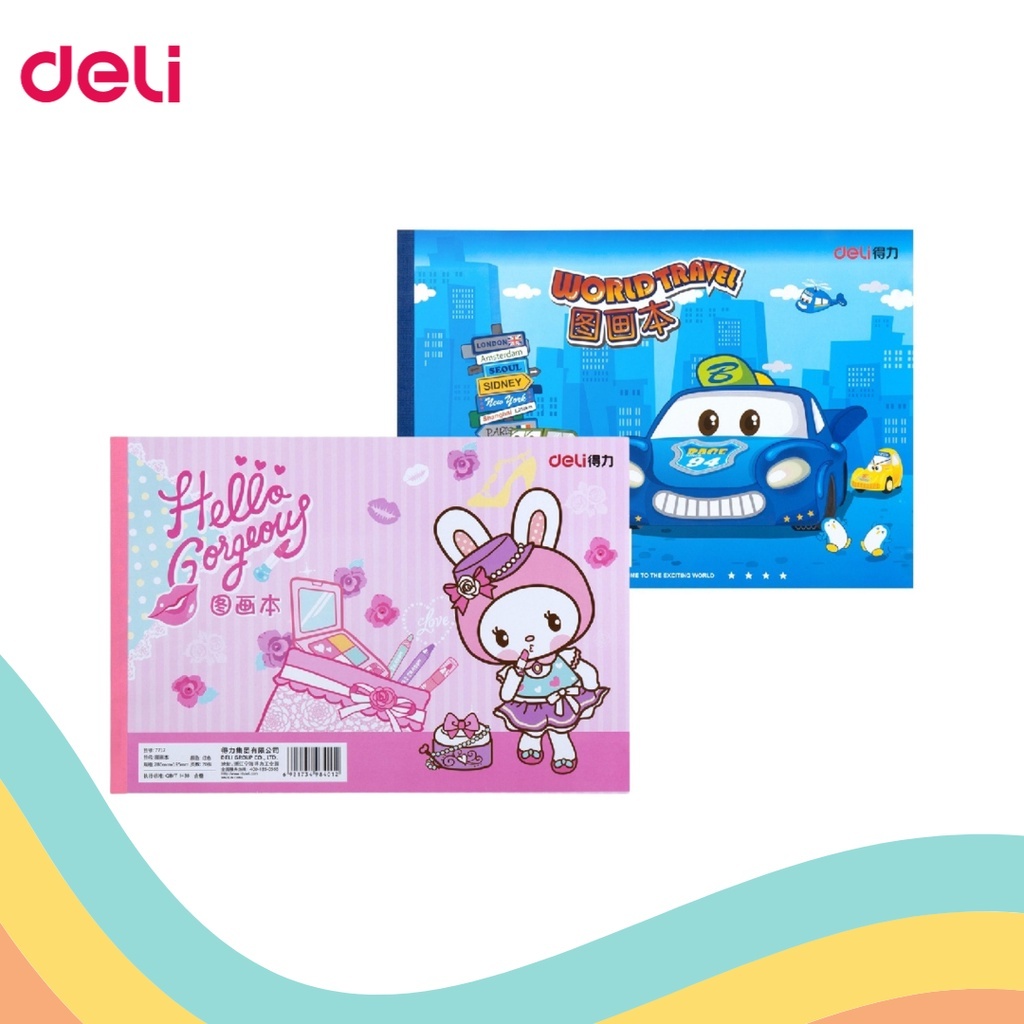 

DELI Buku Gambar / Drawing Book A4 20 Lembar - 7717