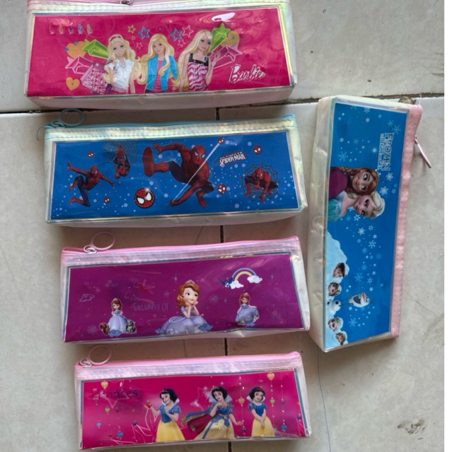 

Promo CUCI GUDANG !!! Pencil case / tepak / tempat pensil sleting zipper LED