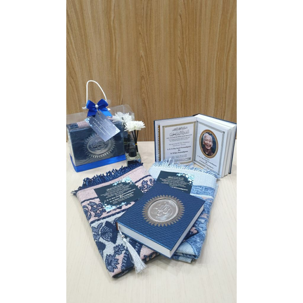 Hampers pengajian 40 hari mengenang/100 harian almarhum/buku yasin custom/souvenir yasin tahlilan/ha