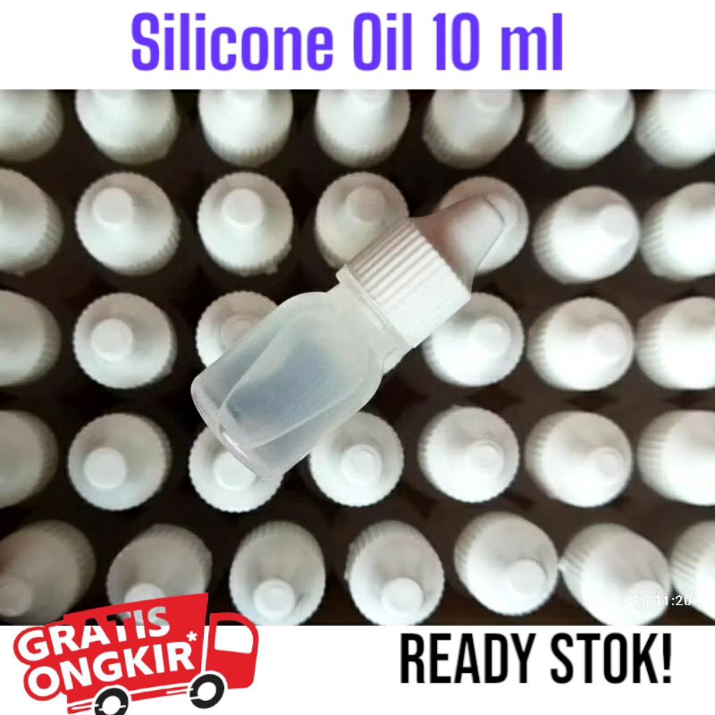 Silicone Oil 10 ml, Minyak Pelumas Pompa Pcp, Oil Pompa Pcp, Silikon Oil Pompa