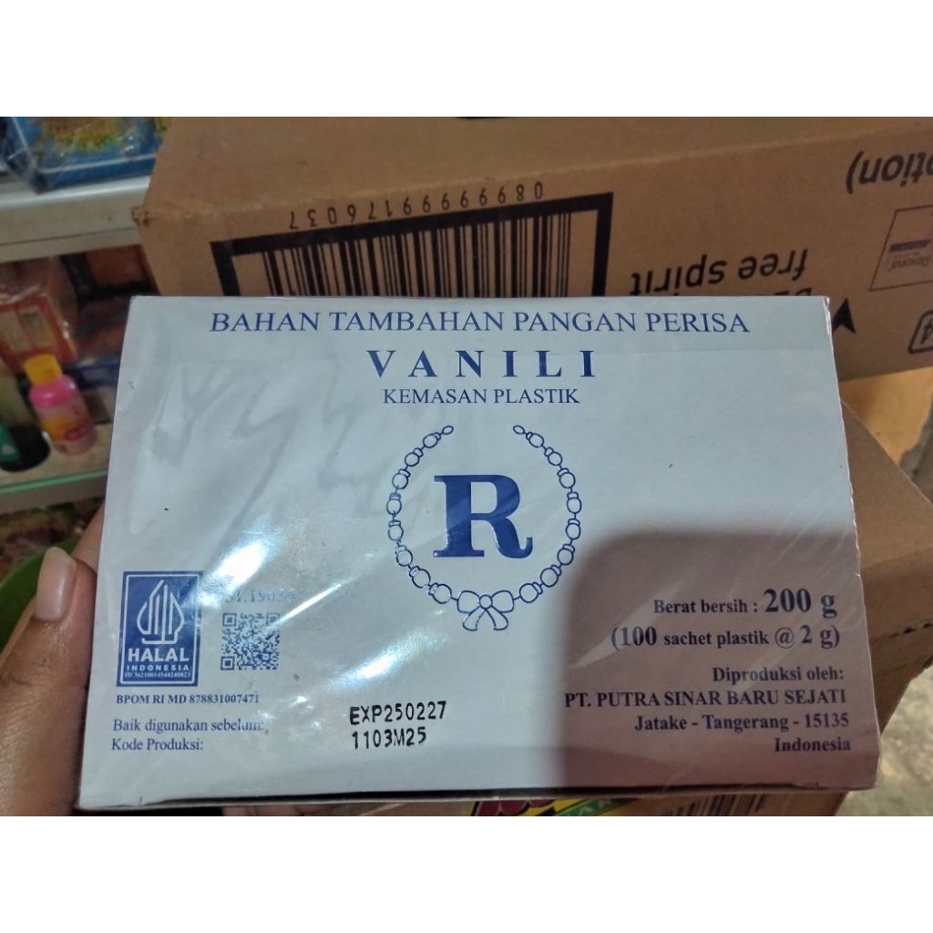 

VANILI BUBUK 1PAK ISI 100 SACHET PLASTIK 2g/Sachet