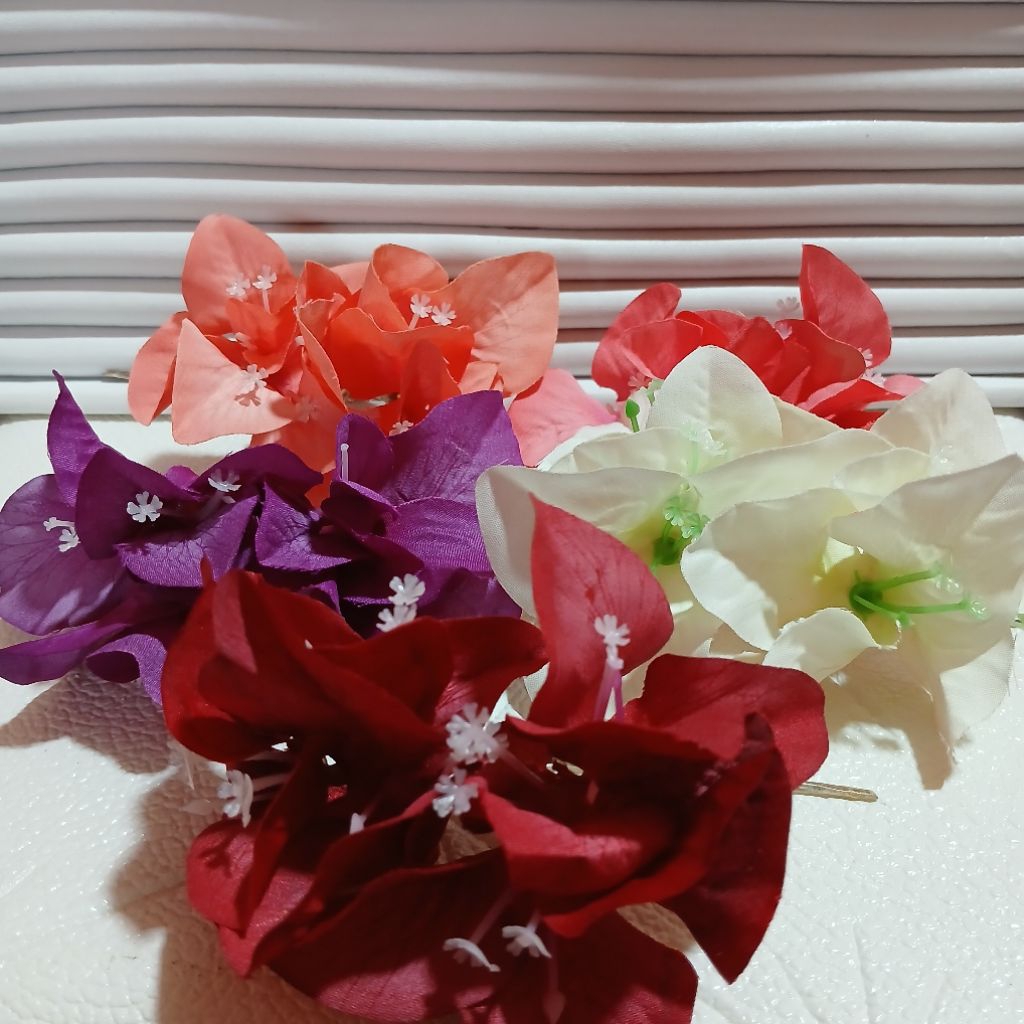 cucuk semanggi bunga kertas untuk hairdo sanggul bali