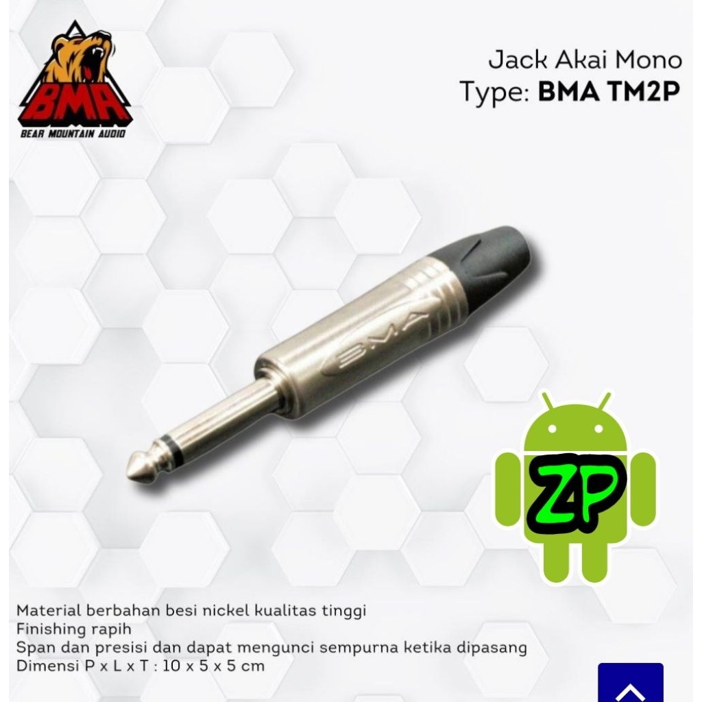 JACK AKAI MONO BMA JEK AKAI JACK TOA BMA Jack BMA original