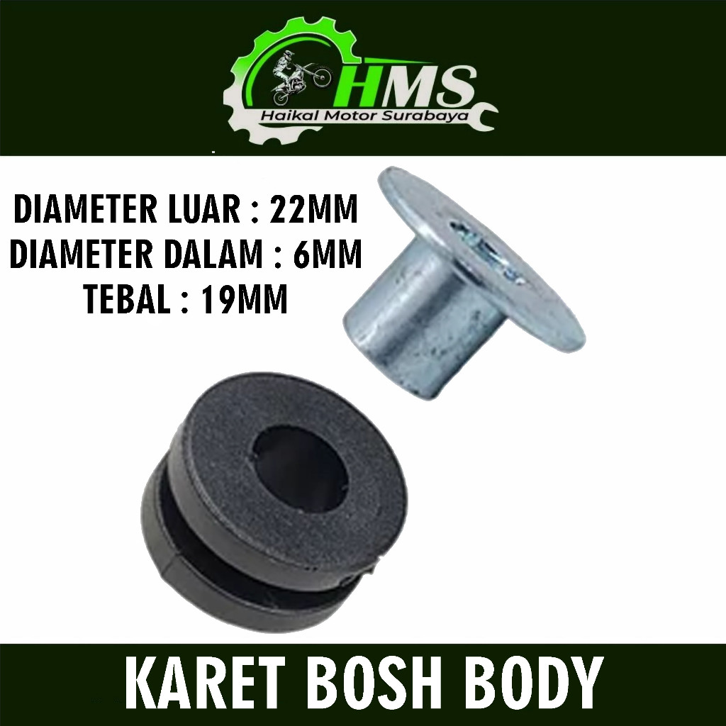 Bosh ring karet Body universal peredam getaran - karet body Bos Bosh Baut Body