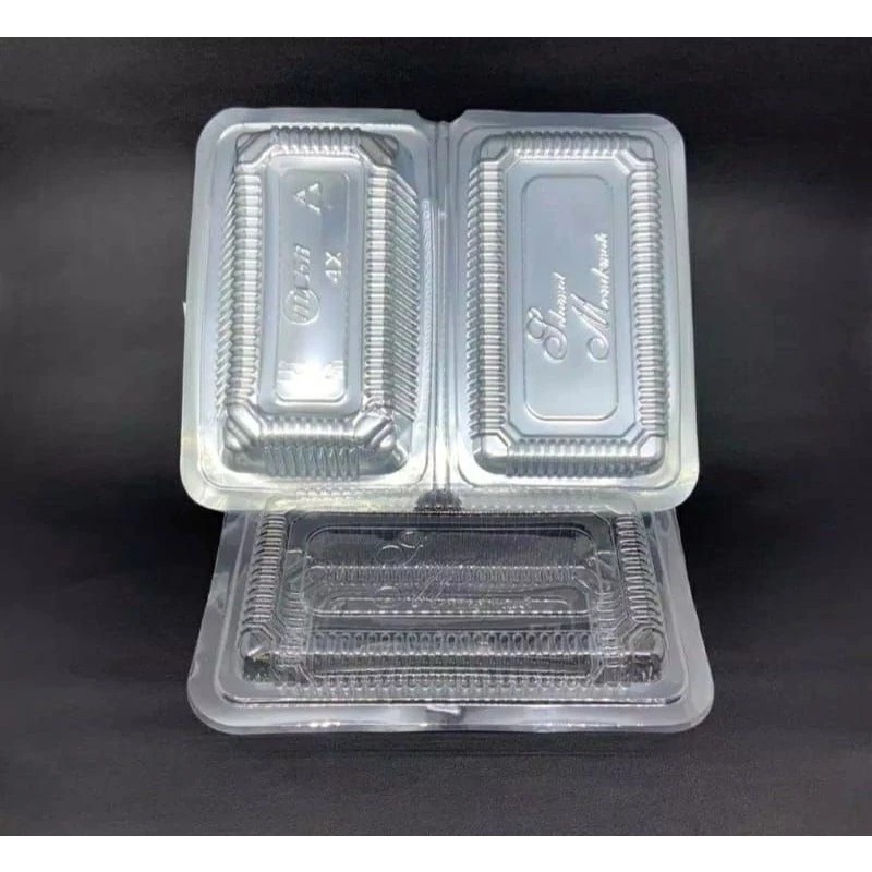 

Plastik mika kue ukuran 4X/5X isi 100pcs / mika kotak makanan / box mika kue bolu dan makanan