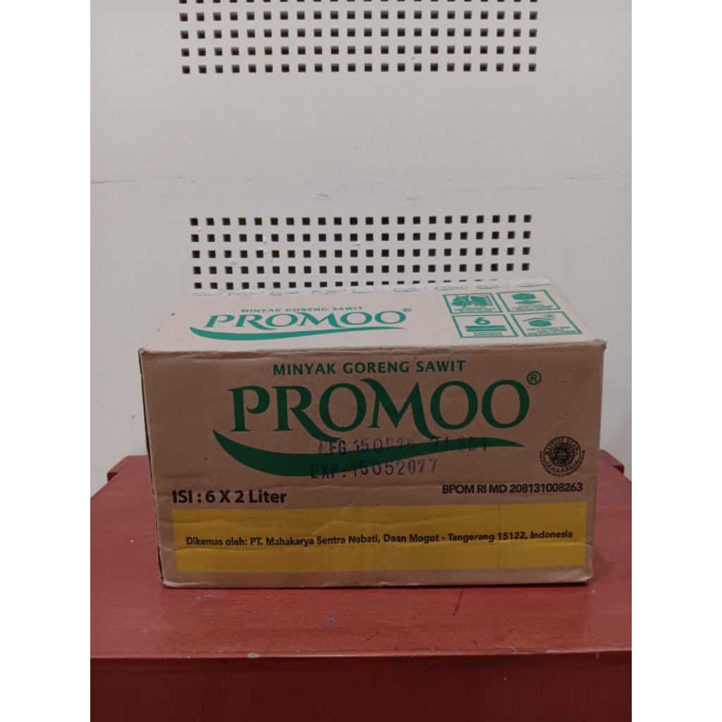 

Minyak Goreng Merk Promoo 2 Liter 1 Dus