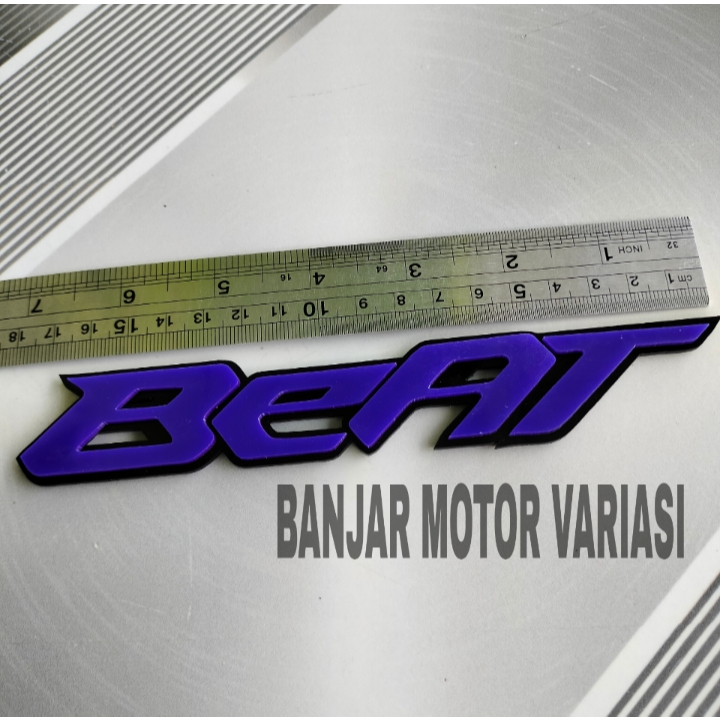 1 PCS EMBLEM BEAT 3D EMBLEM LOGO BEAT TIMBUL 3D BEAT DELUXUE BEAT KARBU BEAT FI BEAT ESP