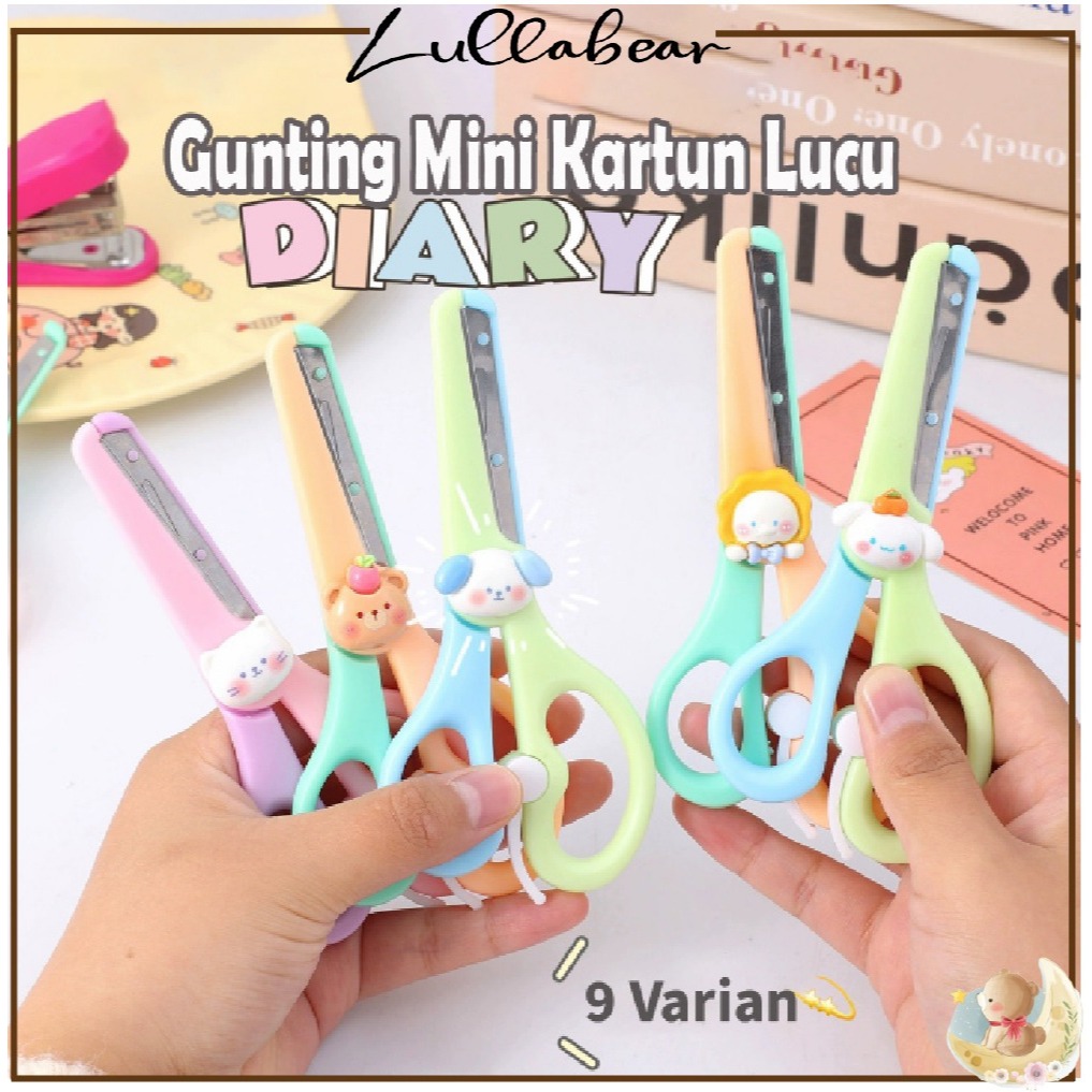 

GUNTING ANAK UJUNG TUMPUL DENGAN PENGAMAN KARAKTER LUCU & IMUT / SAFETY SCISSORS / BELAJAR GUNTING ANAK