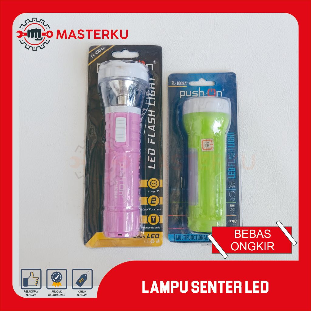 LAMPU SENTER LED+EMERG PUSH ON FL 1008/SENTER LED MATRIX/SENTER LED JUMBO/SENTER LED EMERGENCY/SENTE