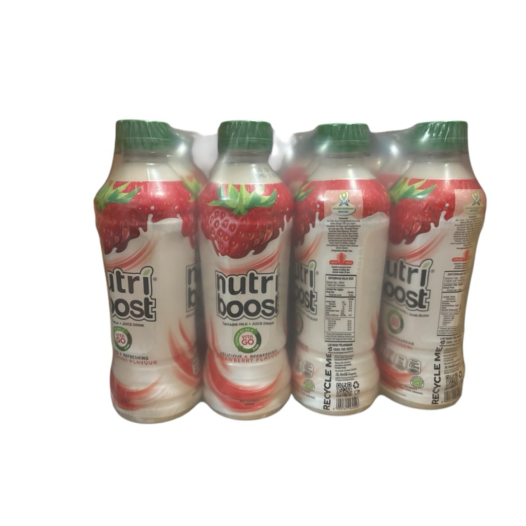 

Perpak Nutriboost Strawberry Isi 12 Botol