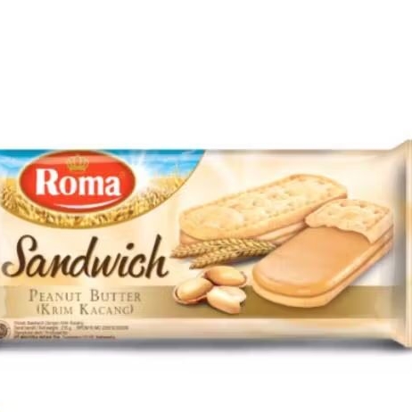 

Roma sandwich peanut biskuit