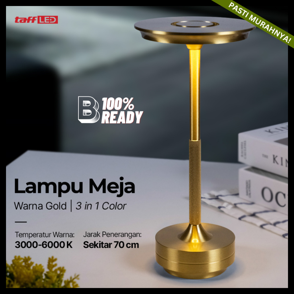 Lampu Tidur / Lampu Meja Belajar / Lampu Baca LED / Lampu Belajar Tricolour / Lampu Belajar