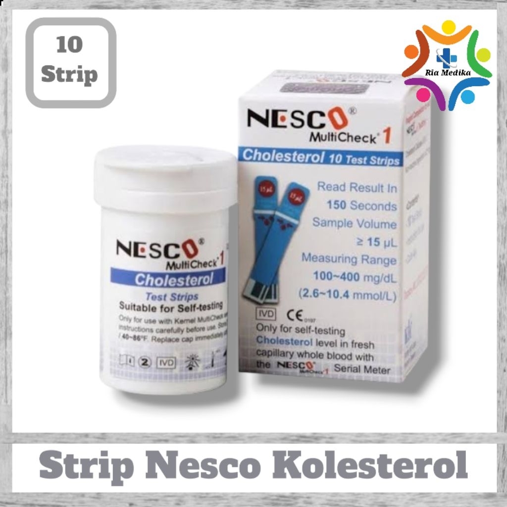 Strip Nesco Kolesterol  Refill Nesco Kolesterol  Isi ulang Nesco Kolesterol