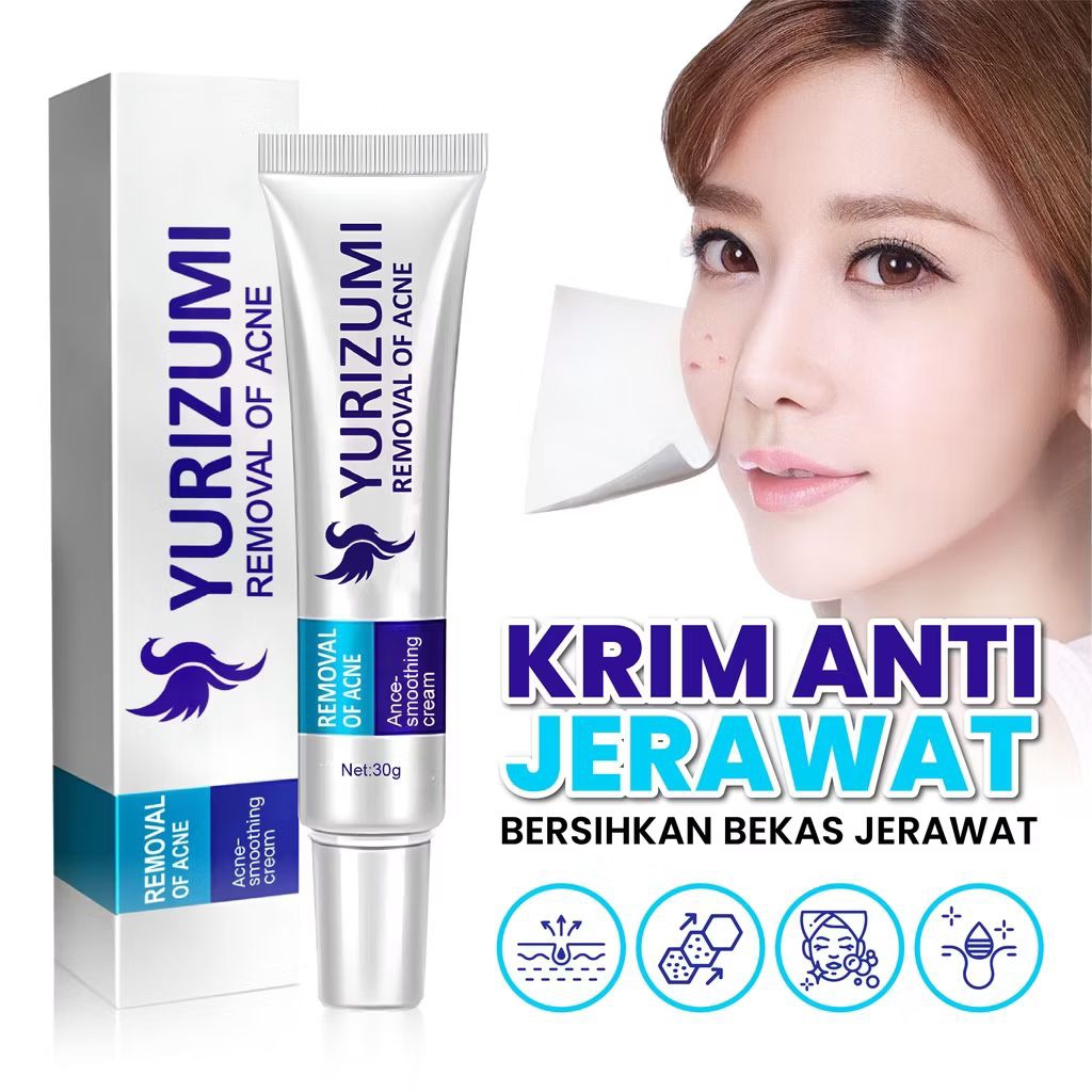 (COD) [ BPOM ] BIOAQUA X YURIZUMI PURE SKIN ACNE CREAM Obat Jerawat Paling Ampuh Menghilangkan Jeraw