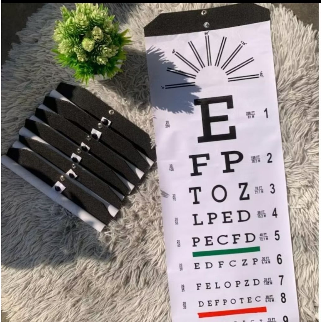 Alat Tes Mata/ Tes Mata Rabun Dekat Jauh/Kain