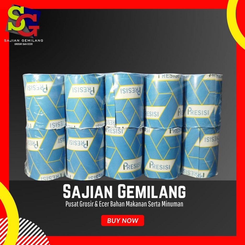 

Kertas Thermal Roll Presisi 57mm x 48mm - Grosir Sajian Gemilang