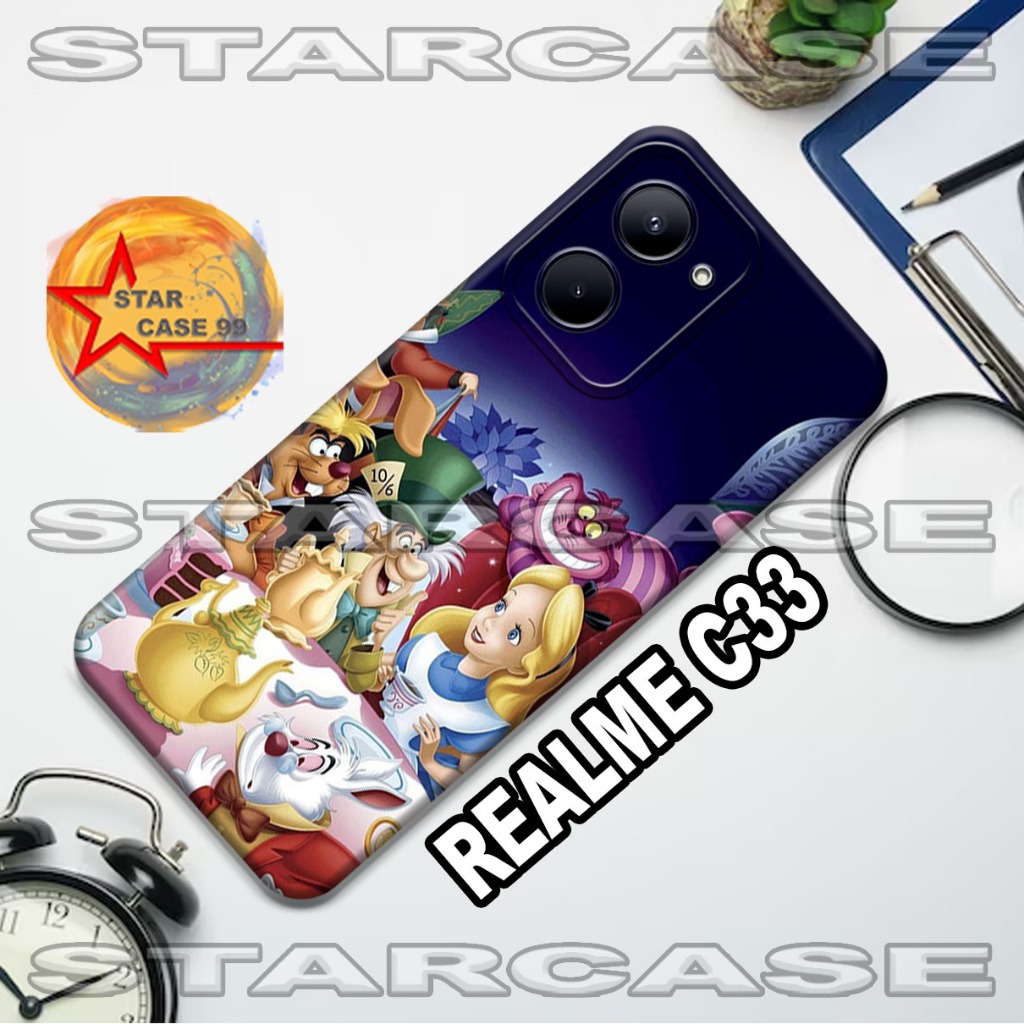 Softcase realme c33 /S1/Motif cartoon /case realme c33/casing/silicon/silikon