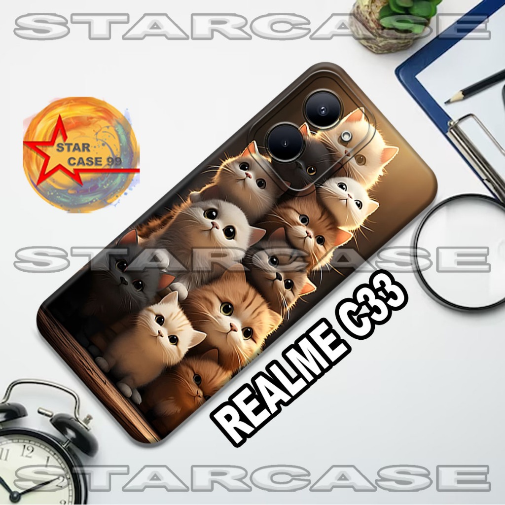 Softcase realme c33 /S8/Motif/case realme c33/casing/silicon/silikon