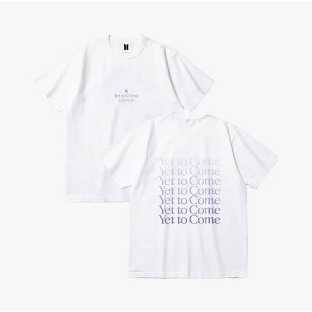 BTS Yet To Come Tshirt. Official Merchandise