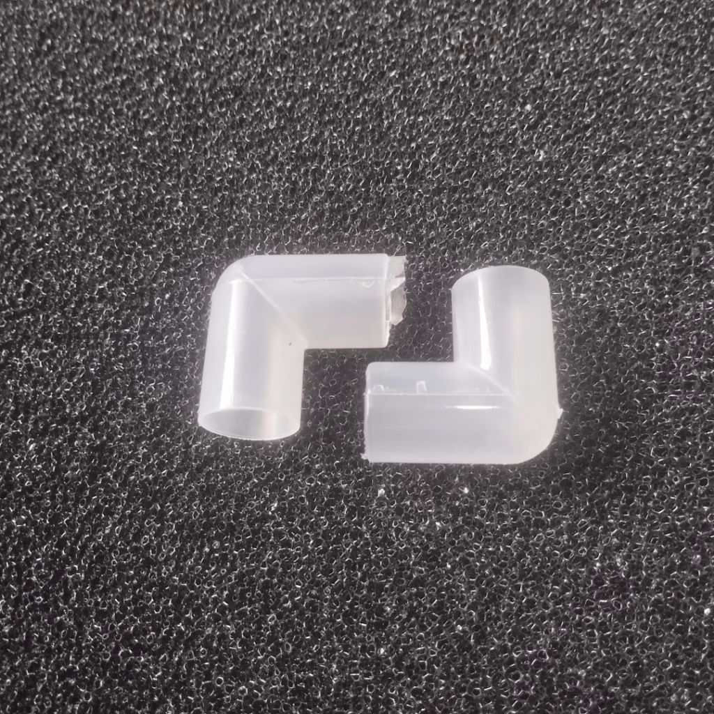 Sambungan L Pipa 5/8 Inch Bening