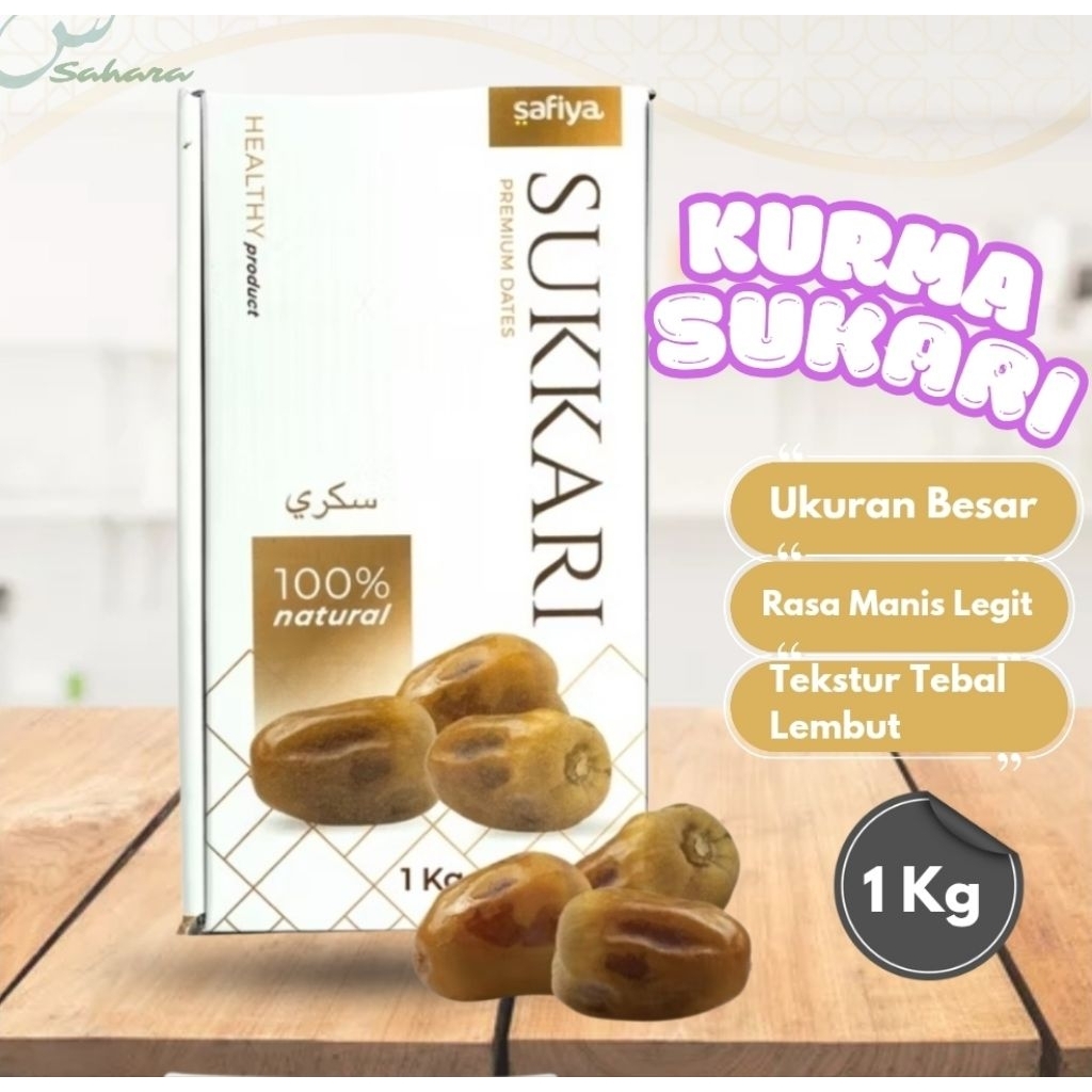 

Kurma Sukari Safiya 1 Kg Kurma Raja Lembut