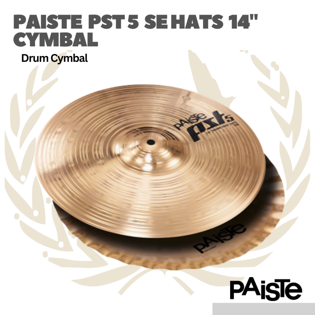 Paiste PST5 SE HATS 14 inch Cymbal - Drum Cymbal
