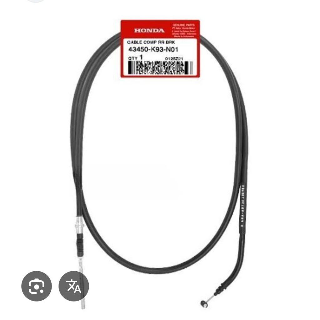 kabel tali rem belakang Scoopy ESP K93/43450k93n01