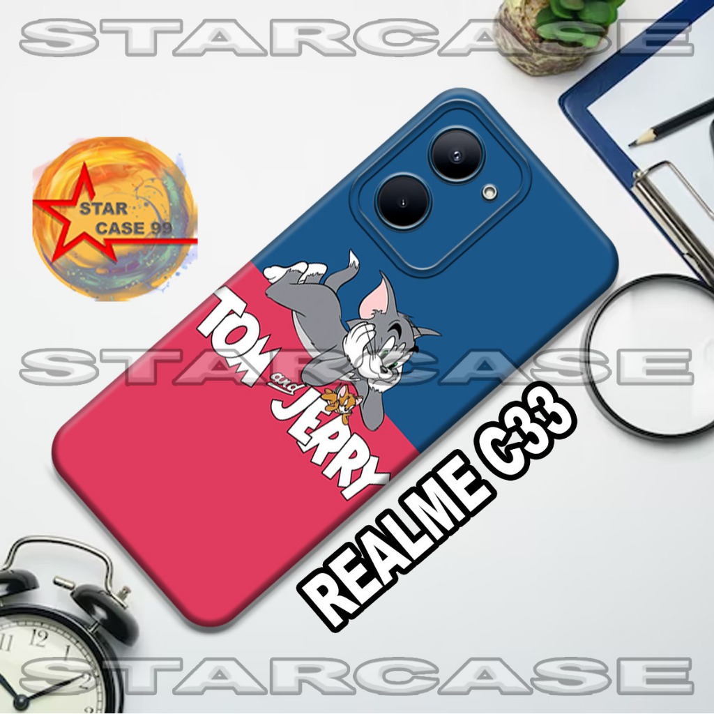 Softcase realme c33 /S15/Motif cartoon/case realme c33/casing/silicon/silikon