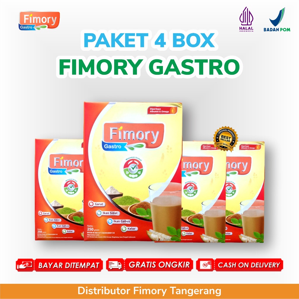 

Fimory Gastro 4 pcs - Minuman Atasi GERD, Asam lambung akut & Maag, dengan bahan Alami - Dijamin Original