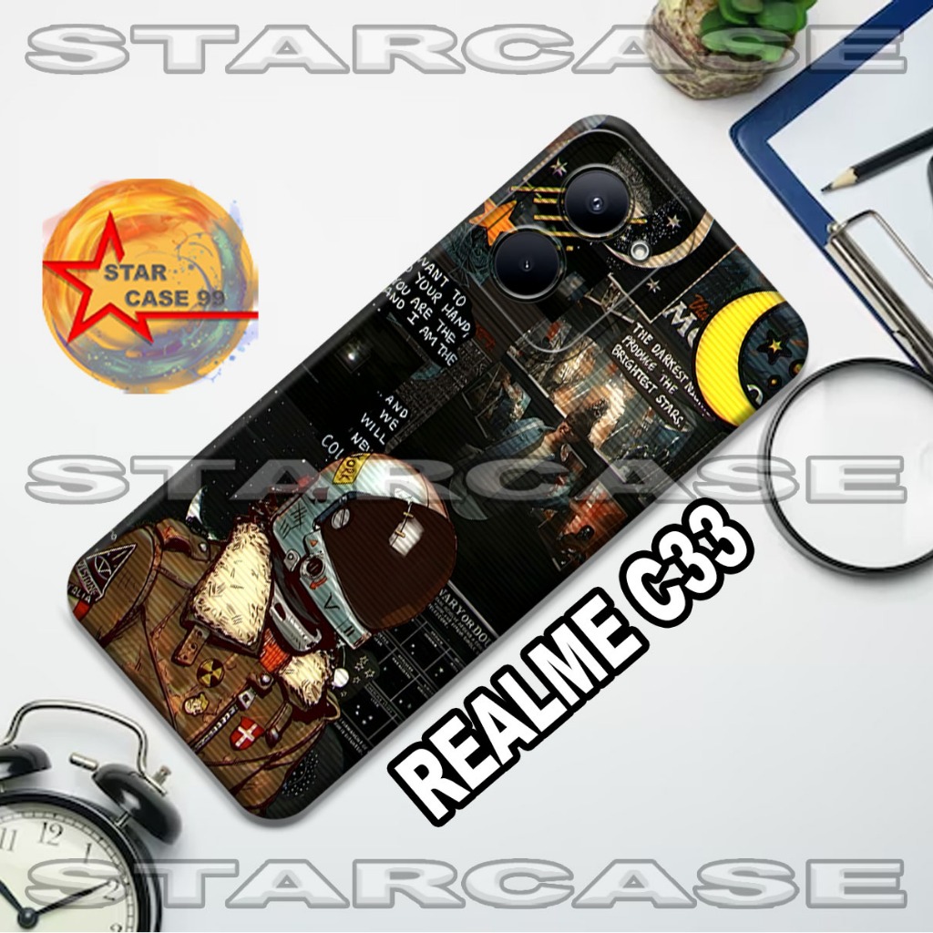 Softcase realme c33 /S18/Motif /case realme c33/casing/silicon/silikon