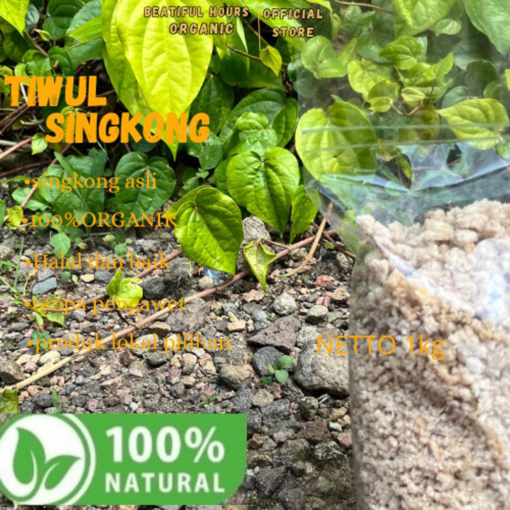 

[Termurah] Nasi Tiwul Instan Organic 1 kg / Oyek / Nasi Singkong Premium Quality