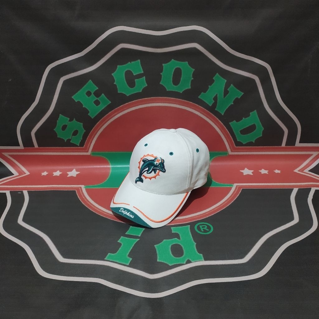 topi caps miami dolphins by reebok