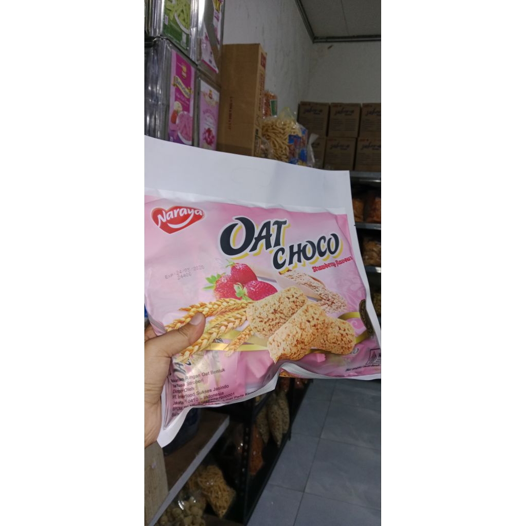 

NARAYA oat chocho strawberry 400gr murah