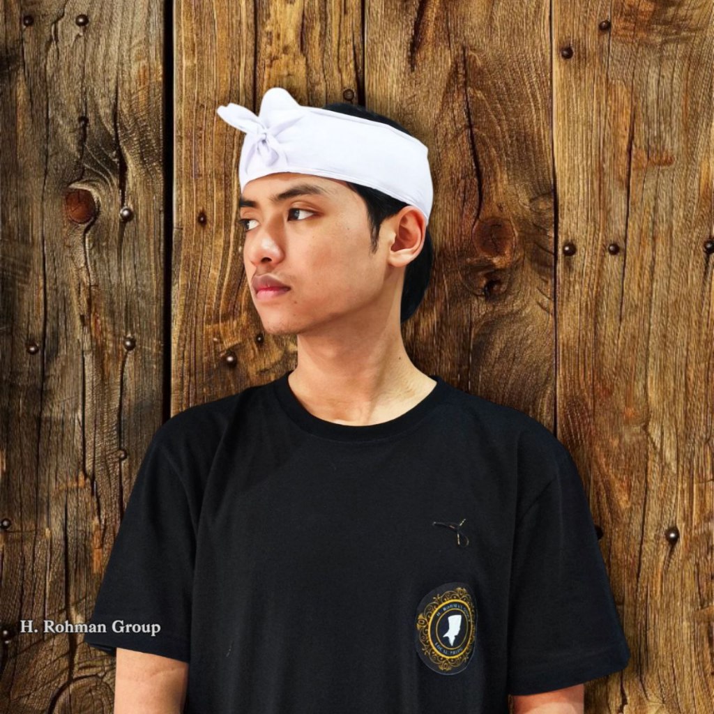 Iket Kepala Sunda Polos Putih Dedi Mulyadi