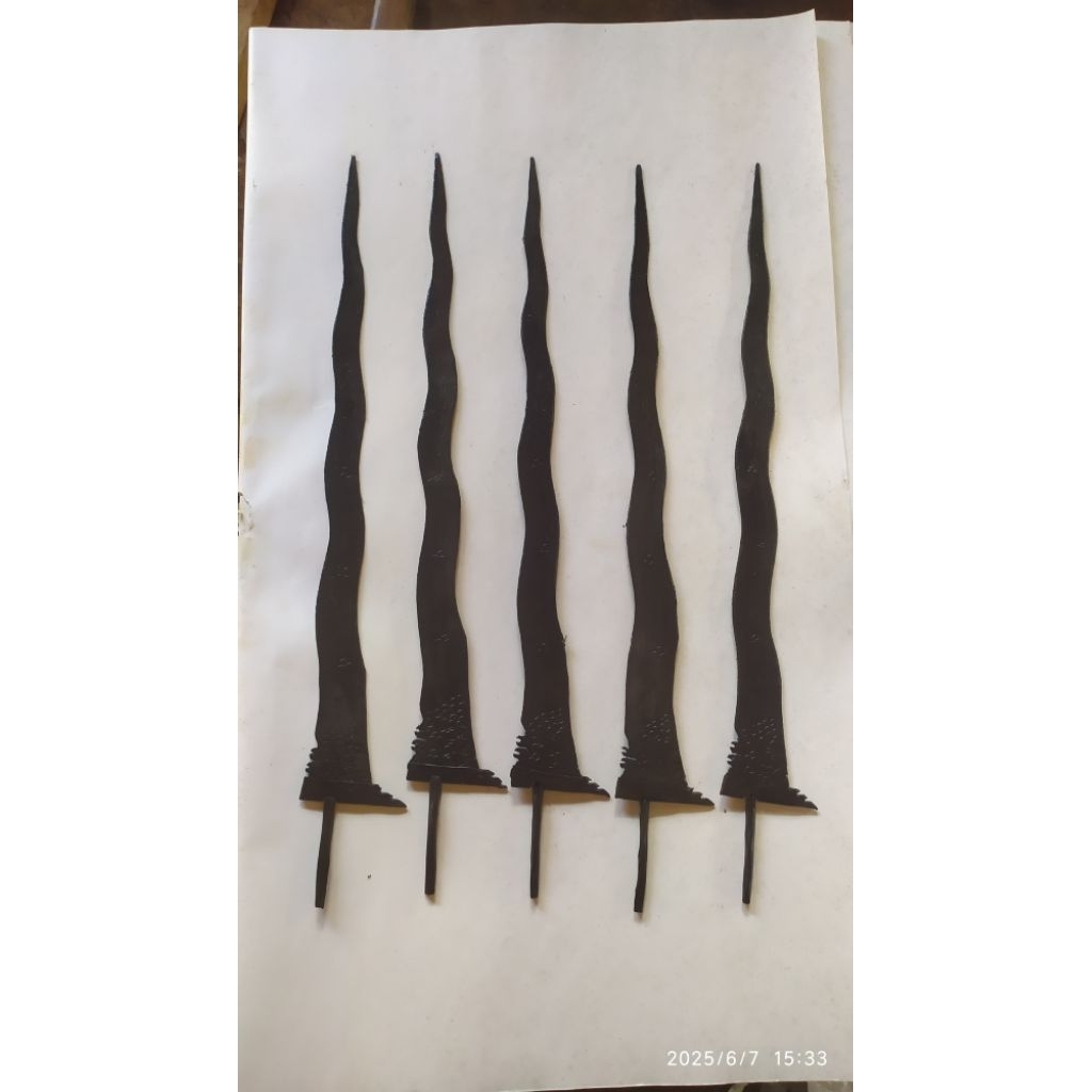 Keris Luk Tatahan Nogo Panjang 30 cm Untuk Cendramata/ Temanten