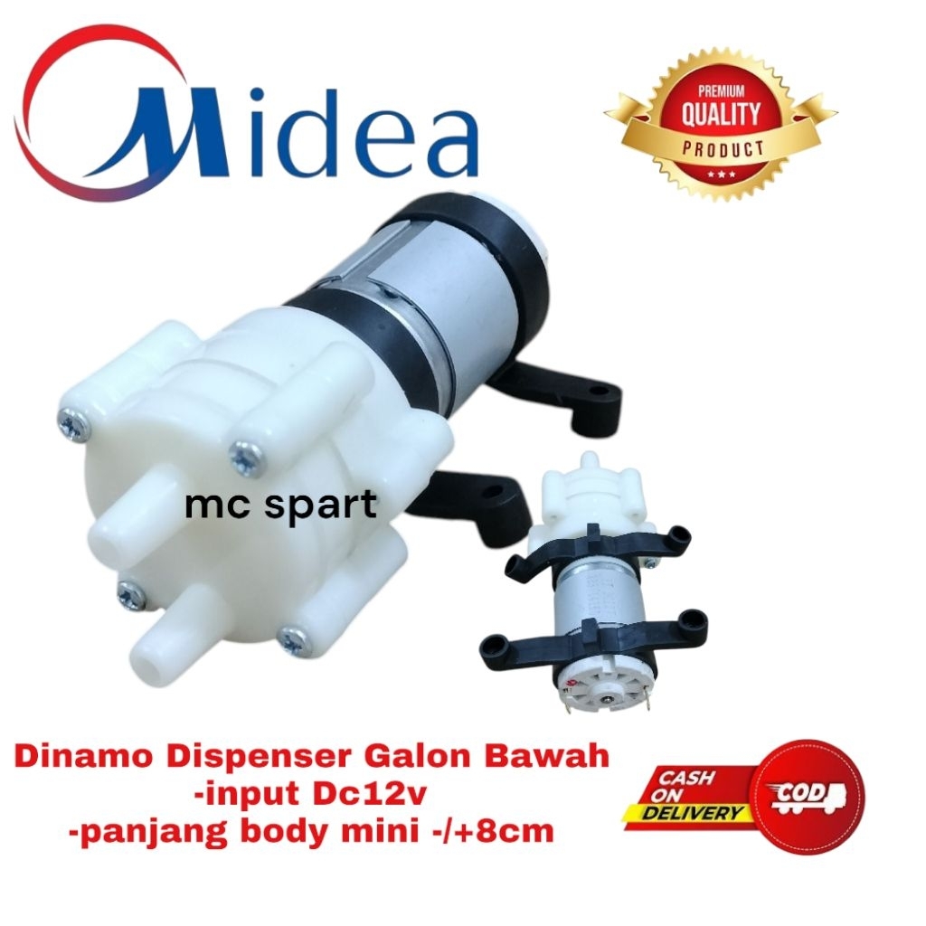 Dinamo dispenser galon bawah Midea pompa dispenser galon bawah