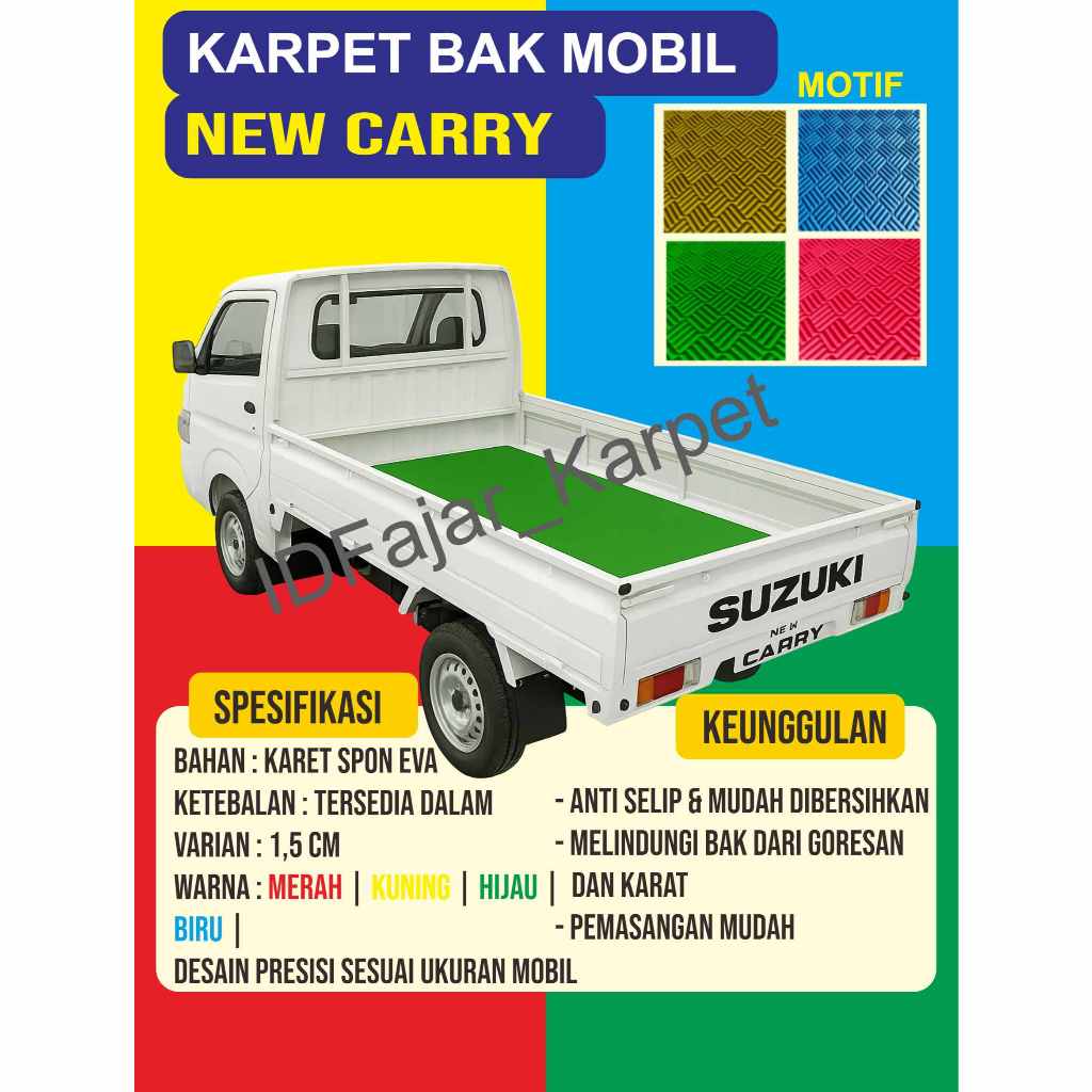 Karpet Bak Mobil Suzuki New Carry
