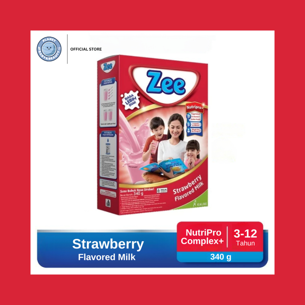 

Zee Strawberry Flavoured Milk 340g
