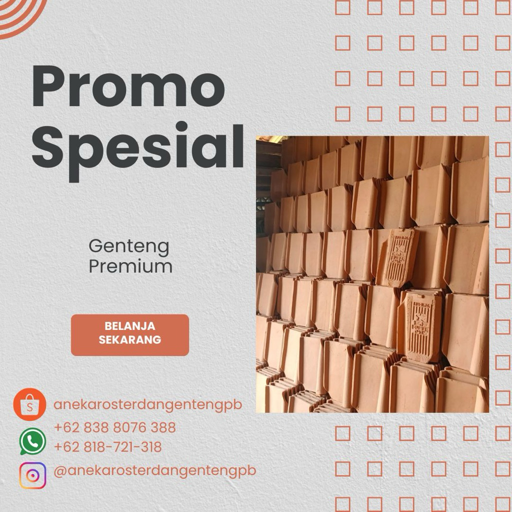 Genteng/Genteng Plentong/Genteng Plered
