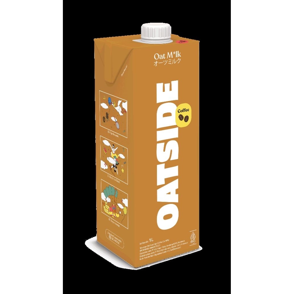

oataside oat milk coffe 1ltr