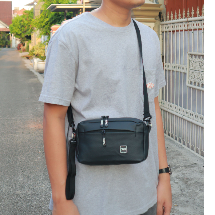 Rosskar11 Fons I Slim bag Tas selempang pria anti air Hand bag tas pria