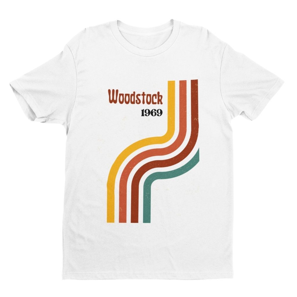 Kaos Retro Style Woodstock 1969