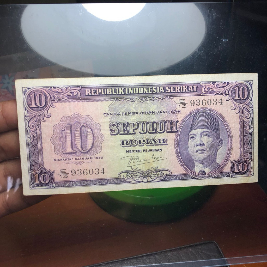 Uang Kuno Seri RIS Tahun 1959 Asli Rp. 5