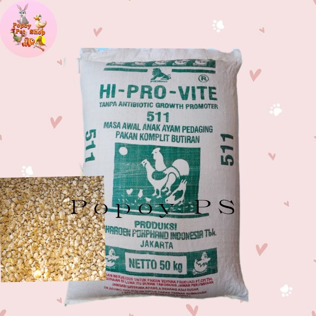 PAKAN AYAM HI PRO VITE 511 / LAYER AYAM / VOER AYAM 1KG
