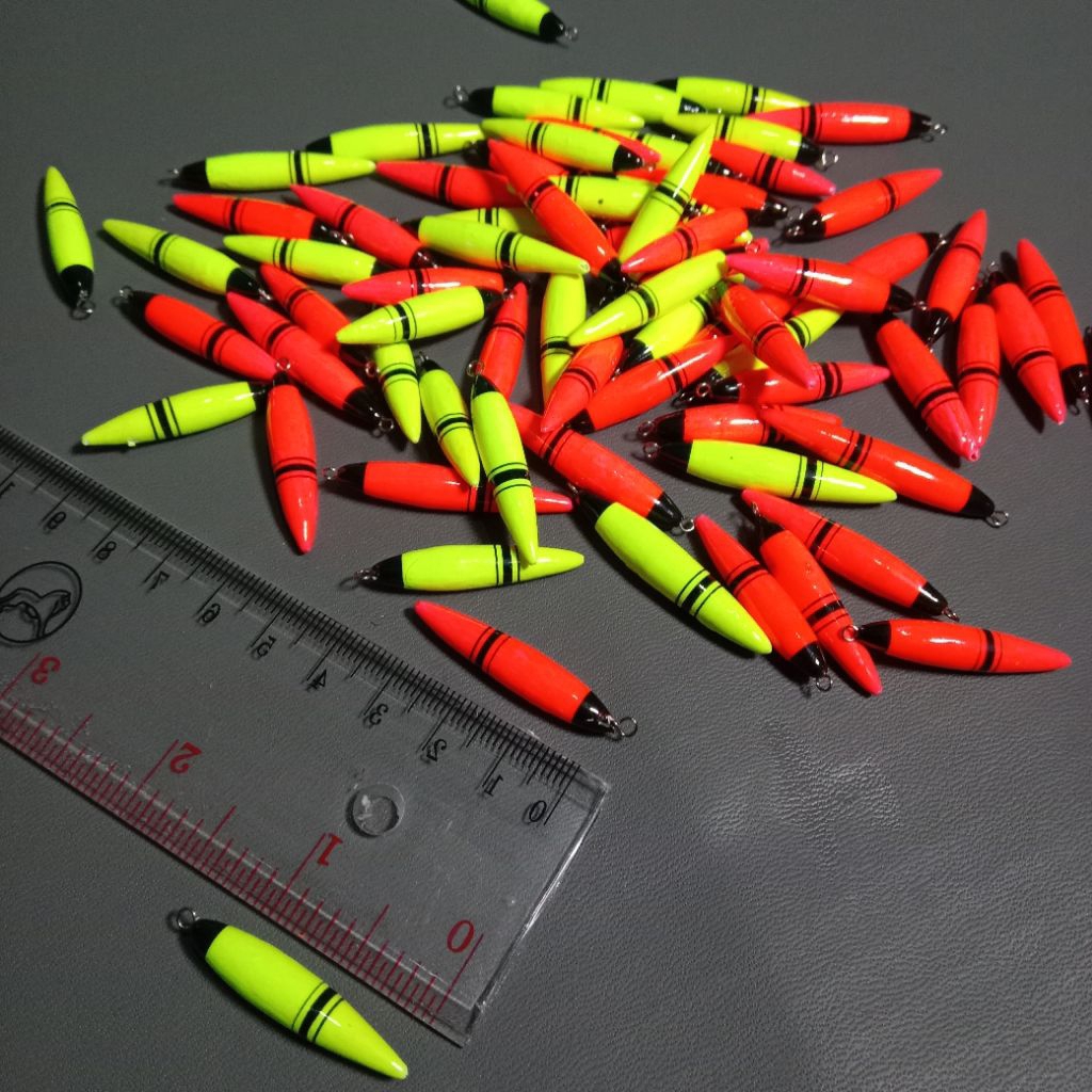 Pelampung Pancing Kayu Cabe Mini 3 cm