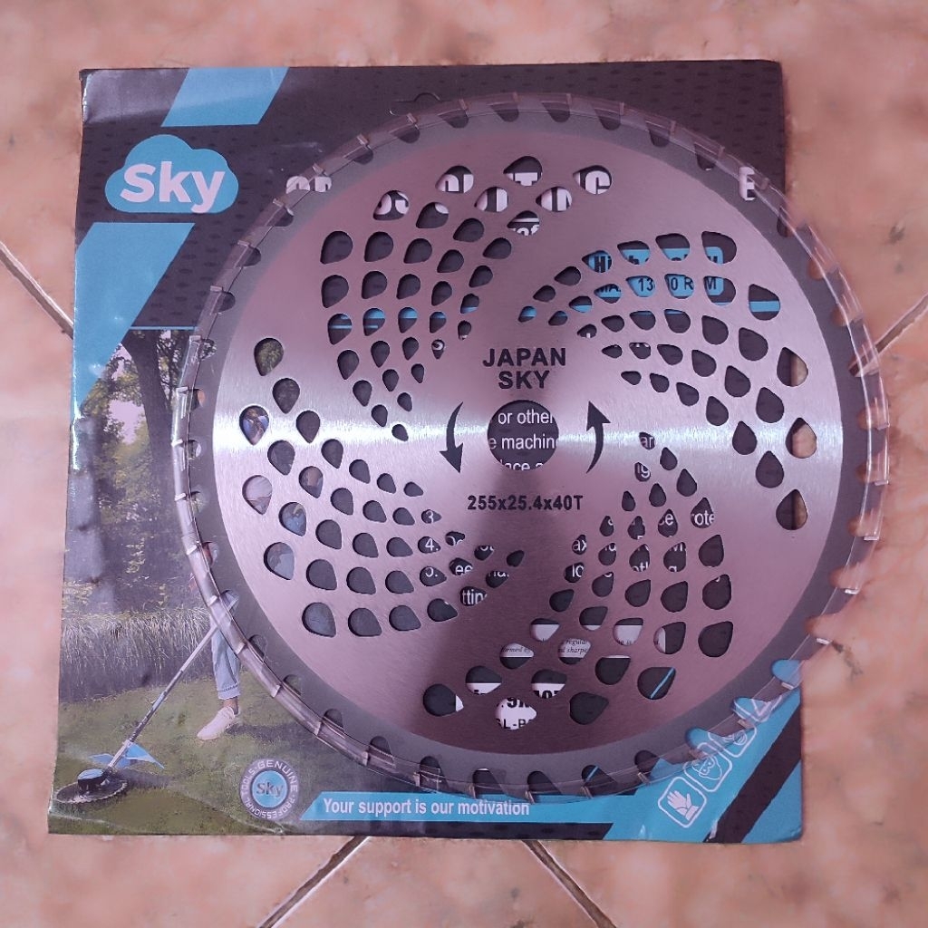 Mata Pisau Piso Potong Rumput Bulat 10" 40T