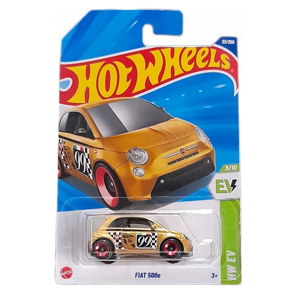 COLLECTOR HOT WHEELS FIAT 500e GOLD | HOTWHEELS ORIGINAL FIAT 500e | MOBIL DIECAST