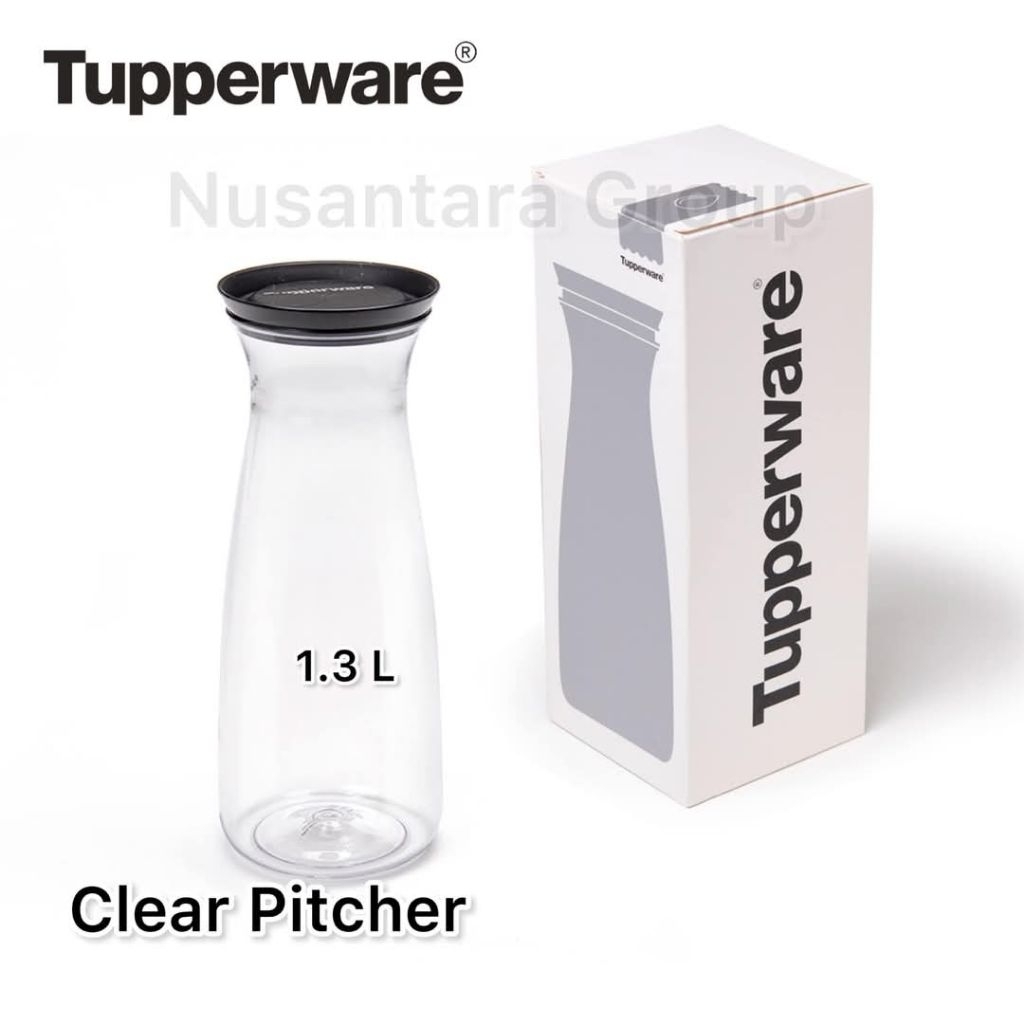 clear pitcher tupperware