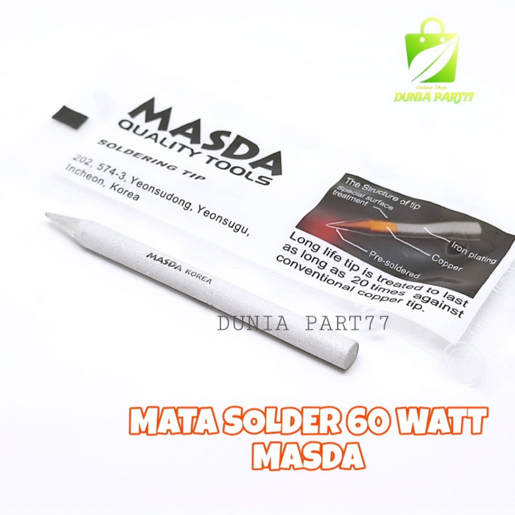 Mata Solder 60Watt Tumpul Mata Solder 60 Watt Masda